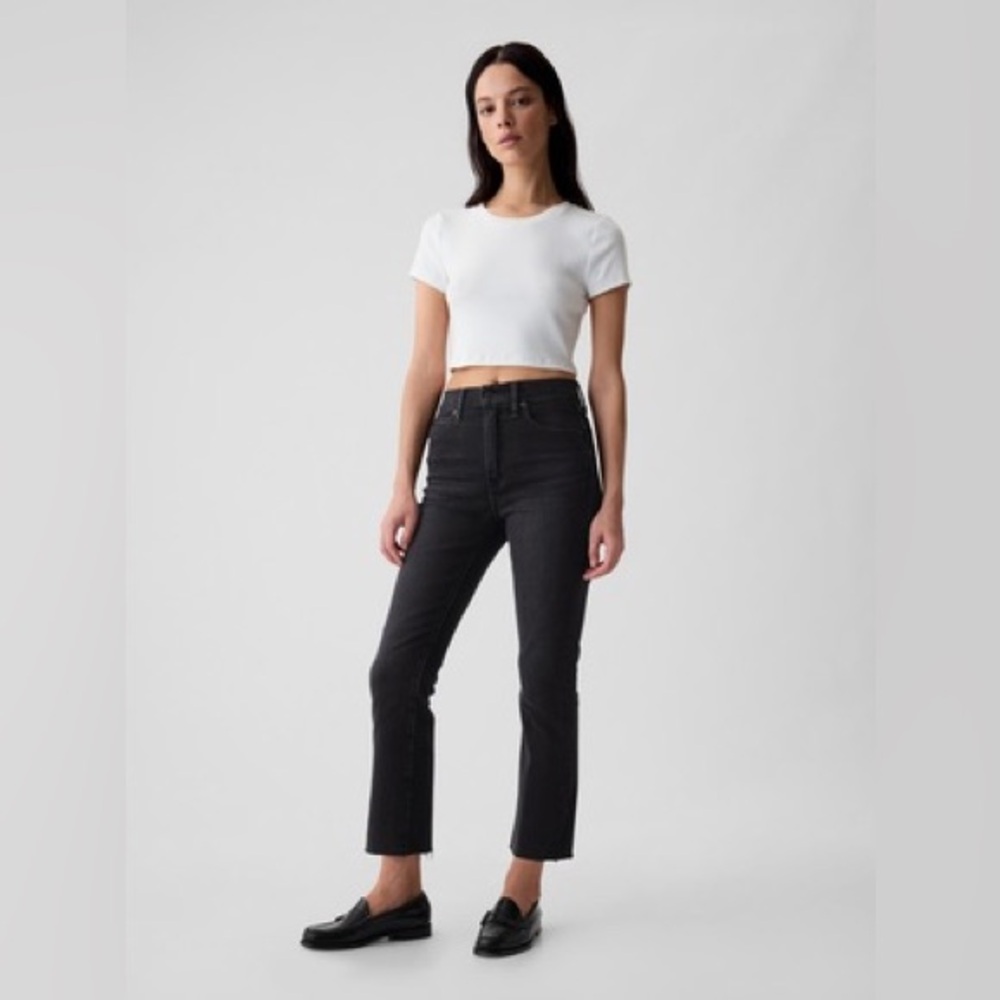 GAP Women’s High Rise Kick Flare Jean